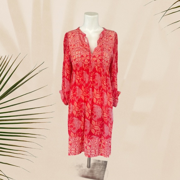 Elan Dresses & Skirts - Elan Flamingo Pink Cute Midi Dress Size S